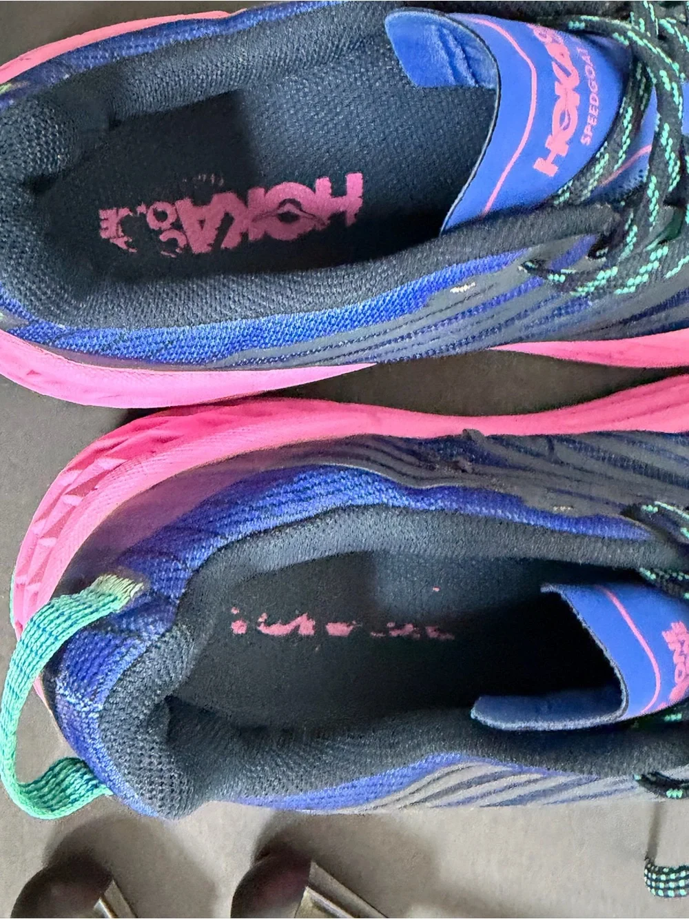 Hoka One One  Speedgoat 4 Vibram Women's Trail Running Sneaker Shoes Size 10.5